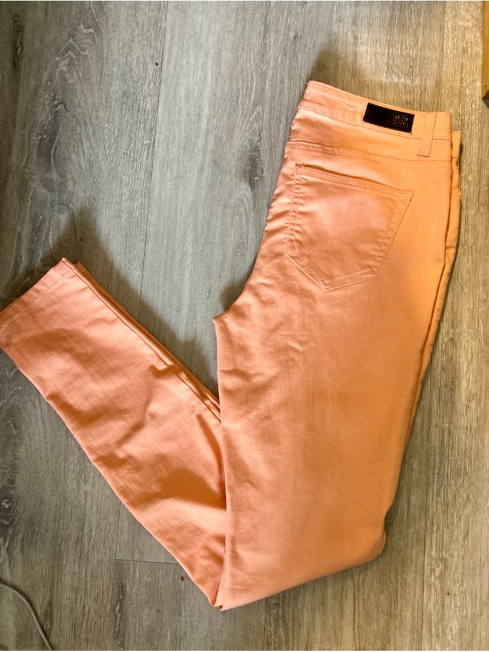Vero Moda Peach-Orange High-Rise Jeans